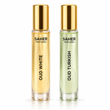 Saher Essence Oud White + Oud Turkish Unisex Perfume Combo